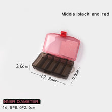 Charger l&#39;image dans la galerie, Boite de rangement Kingdom noir et rouge